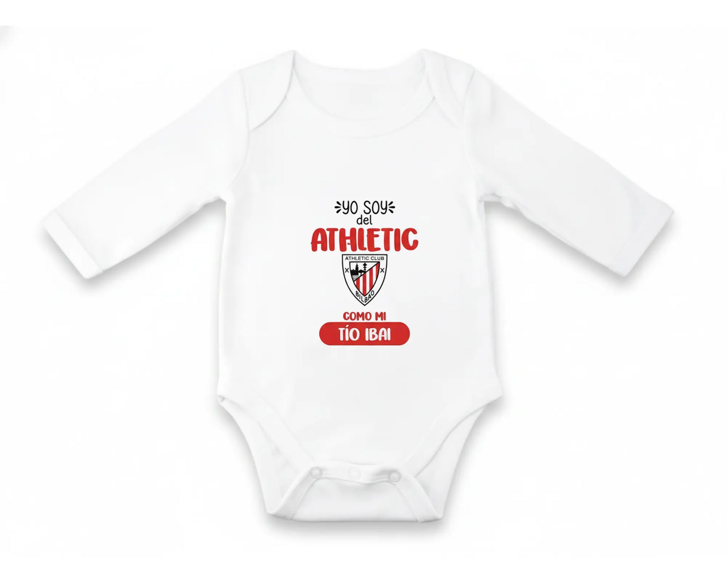 Body Bebé personalizado de Tu Equipo - Manga Larga TAZAMAGICA