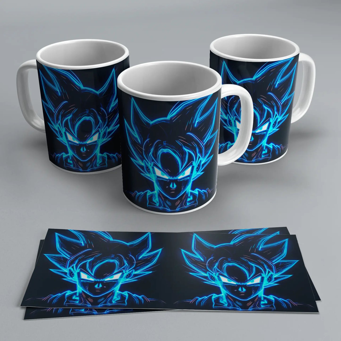Tazas Dragon Ball Super Neón | Colección Exclusiva TAZAMAGICA