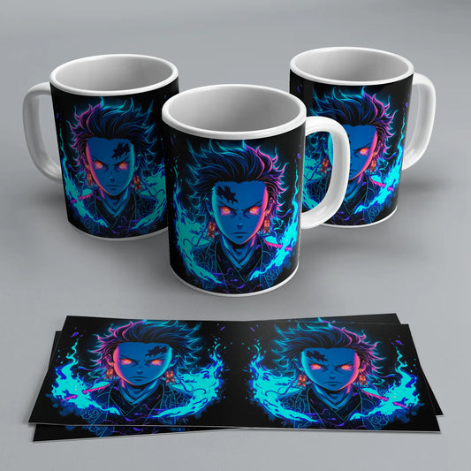 Tazas de Anime Neón de Naruto | Colección Exclusiva TAZAMAGICA