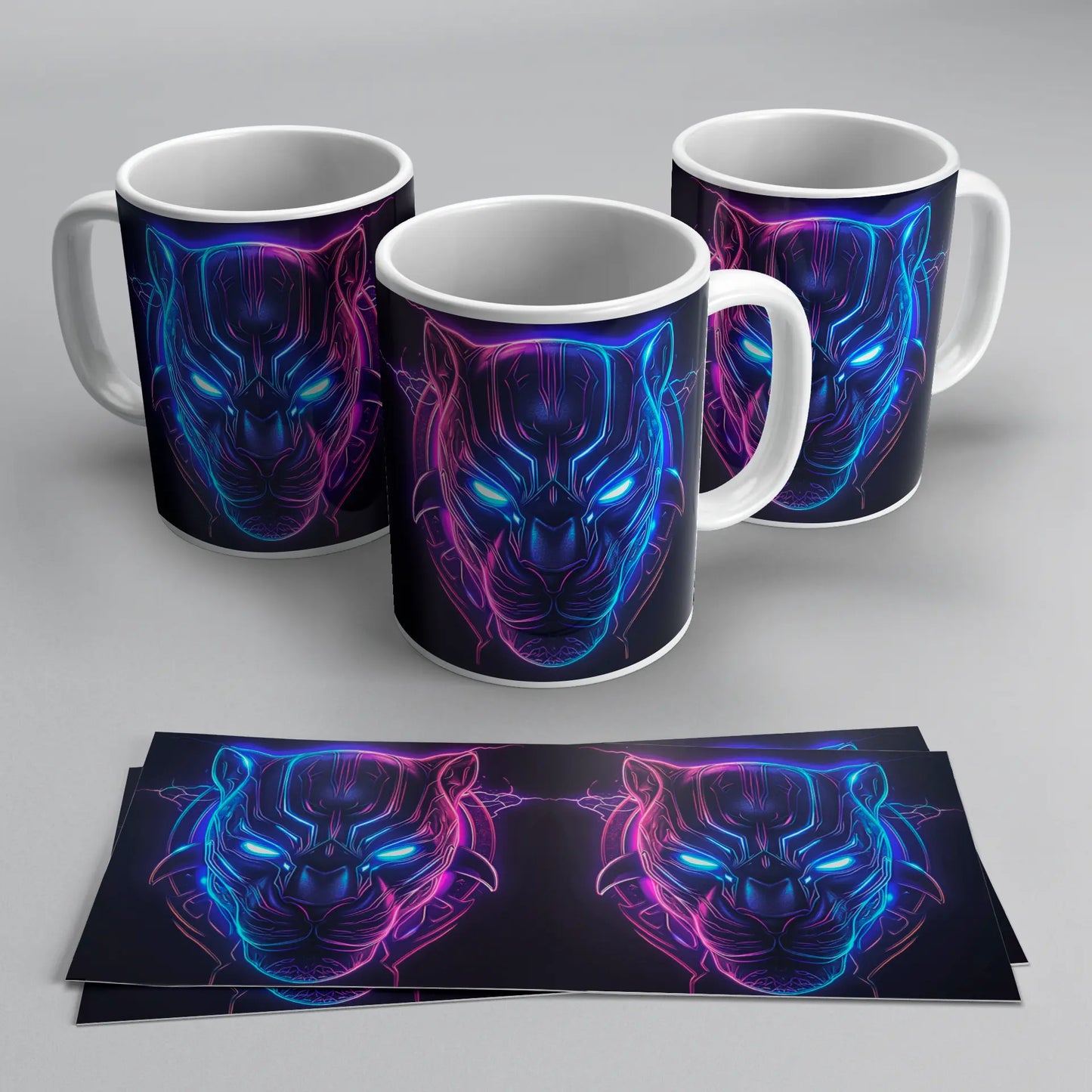Taza Black Panter | Avengers Marvel | Wakanda Forever TAZAMAGICA