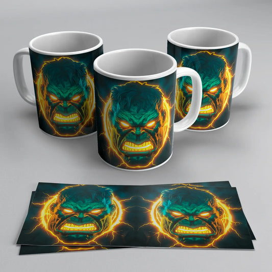 Taza Hulk Neón TAZAMAGICA