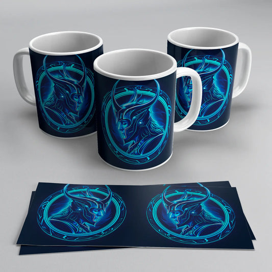 Tazas de Loki | Dios de las Mentiras Neón TAZAMAGICA