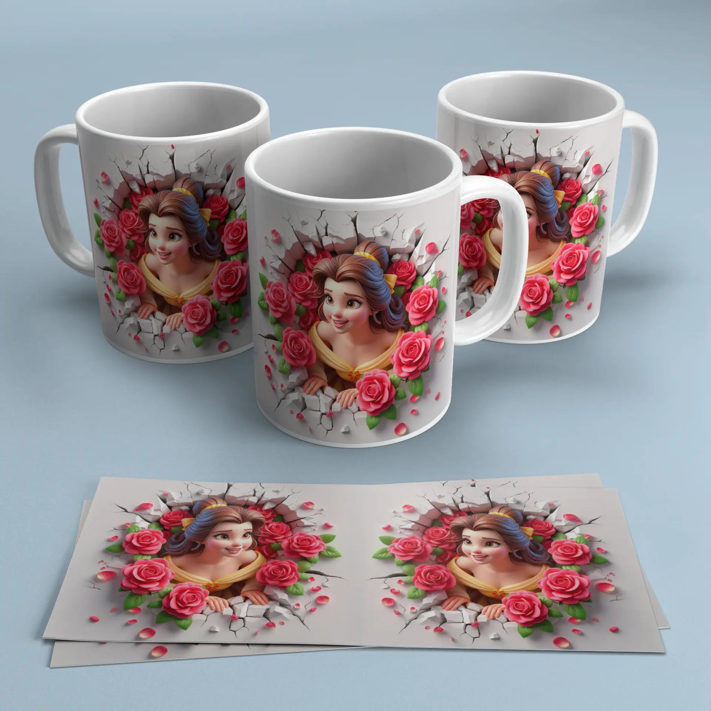 Taza De Bella - La Bella y la Bestia TAZAMAGICA
