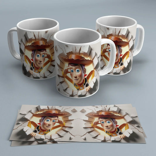 Colección Tazas 3D Efecto Roto | Regalos Frikis Originales TAZAMAGICA