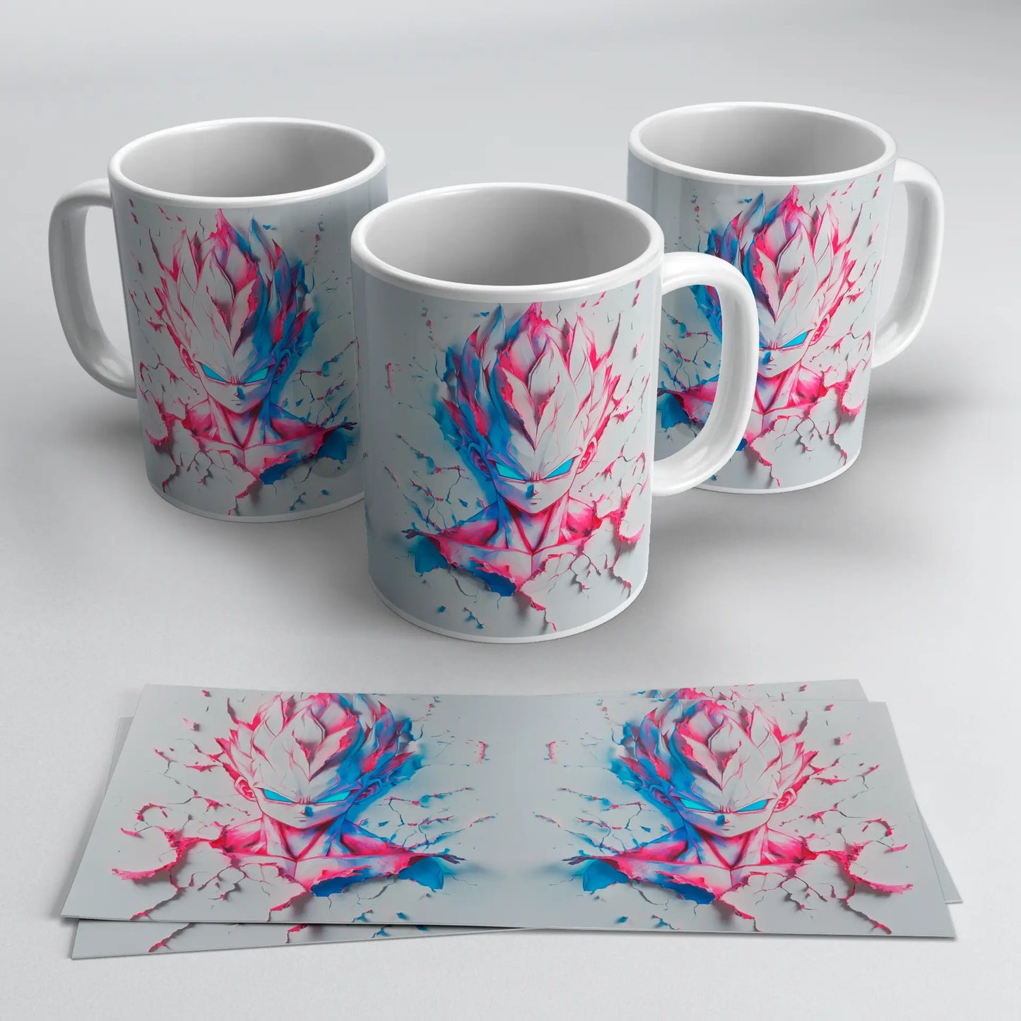 Tazas 3D de Dragon Ball Z | Goku y Vegeta TAZAMAGICA