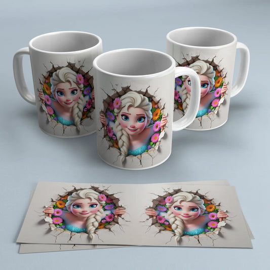 Taza Elsa de Frozen TAZAMAGICA
