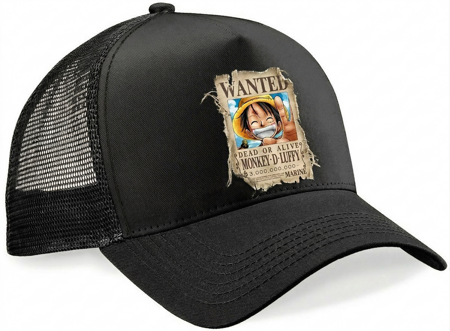Gorra Trucker Luffy Wanted One Piece
