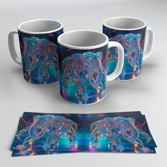 Tazas de Animales Holográficos – Elefante TAZAMAGICA
