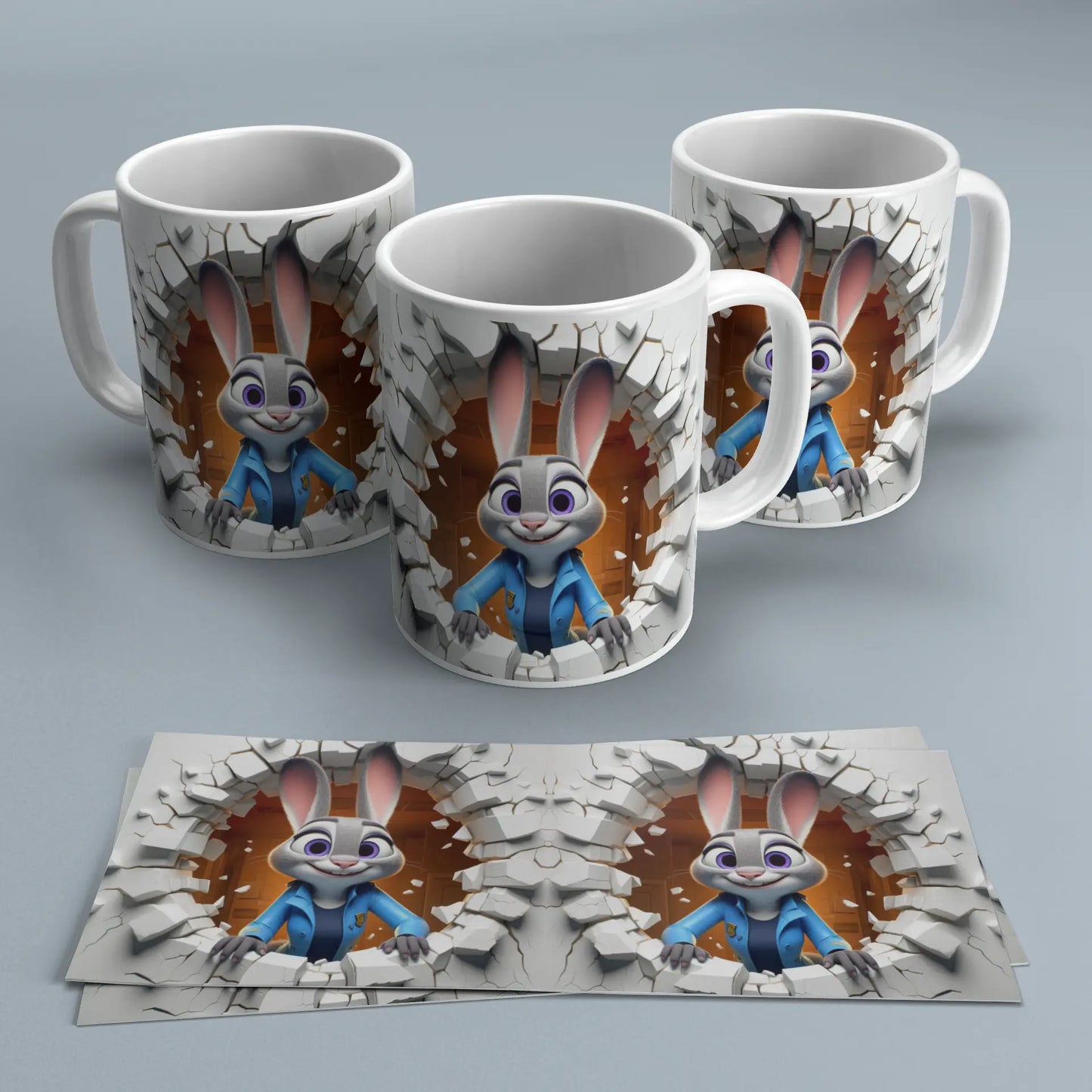 Colección Tazas 3D Efecto Roto | Regalos Frikis Originales TAZAMAGICA