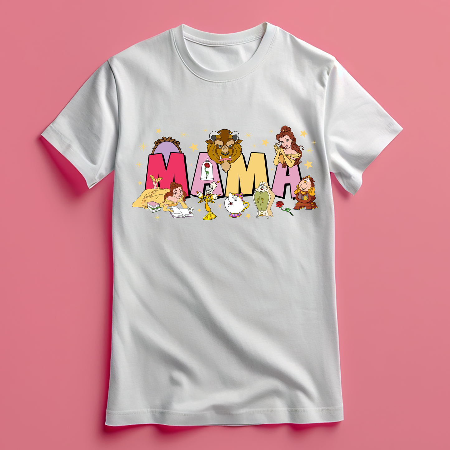 Camiseta Mamá La Bella y la Bestia Disney – Día de la Madre