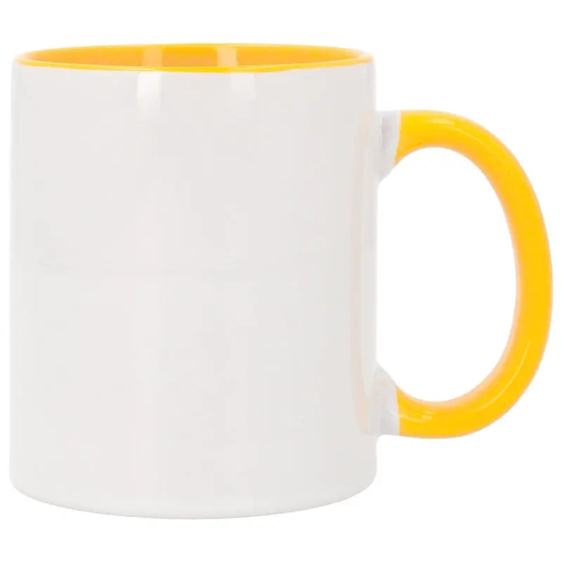 Tazas sublimables con interior y asa de color TAZAMAGICA