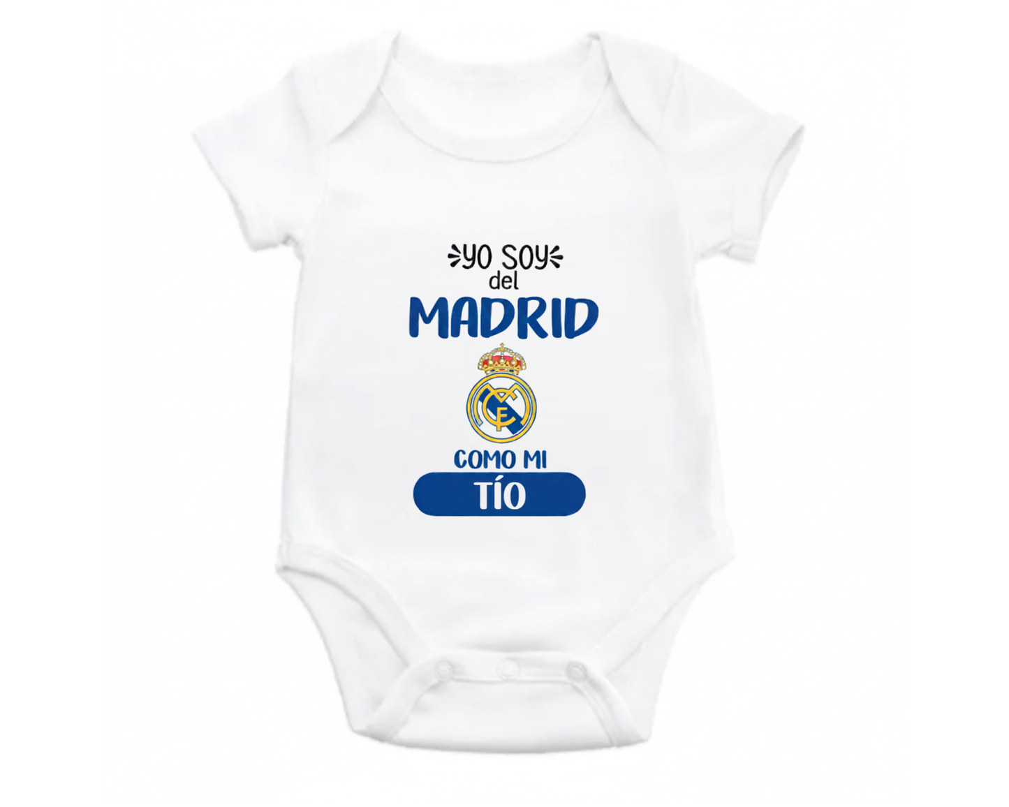 Body Bebé personalizado de Tu Equipo - Manga Corta