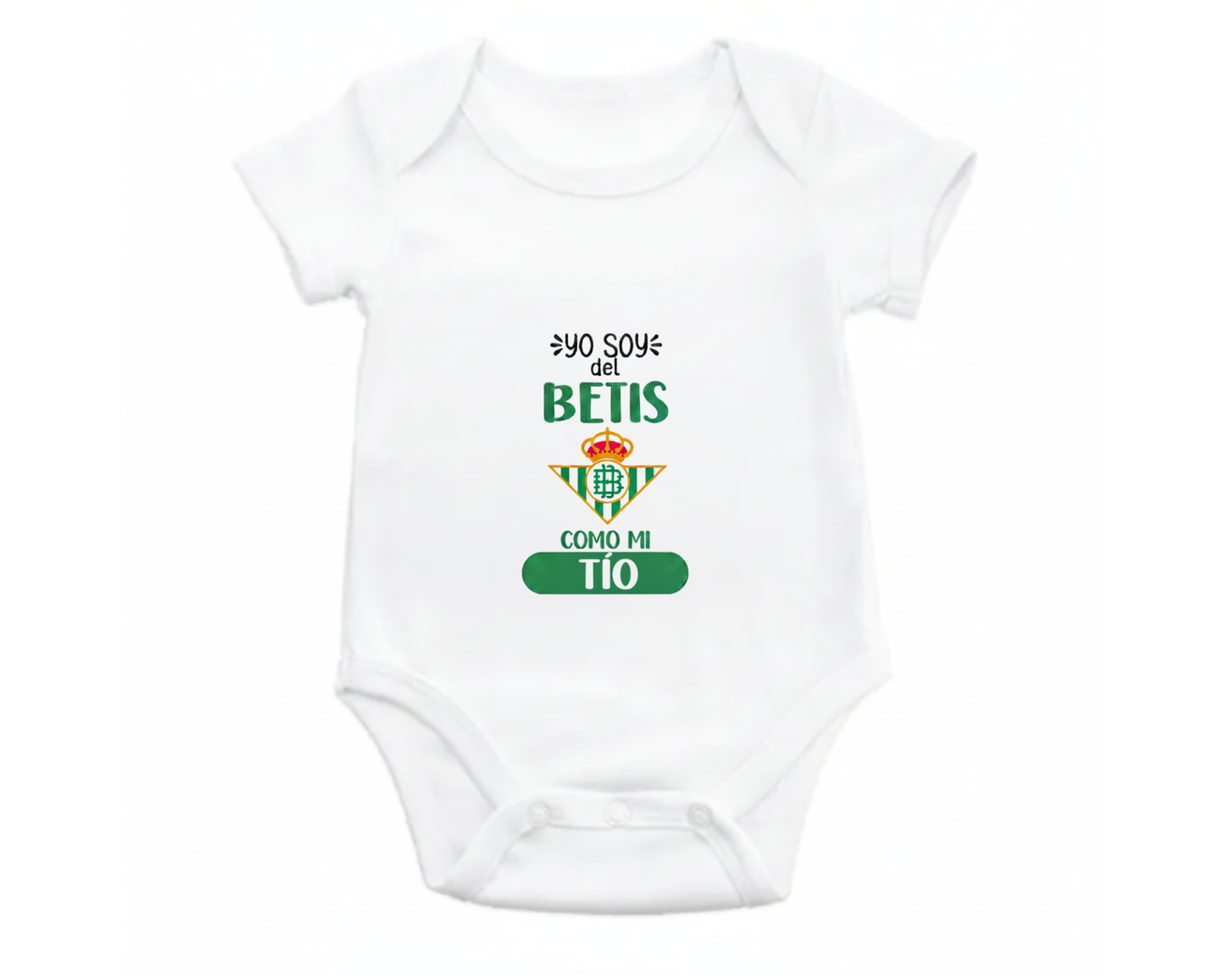 Body Bebé personalizado de Tu Equipo - Manga Corta