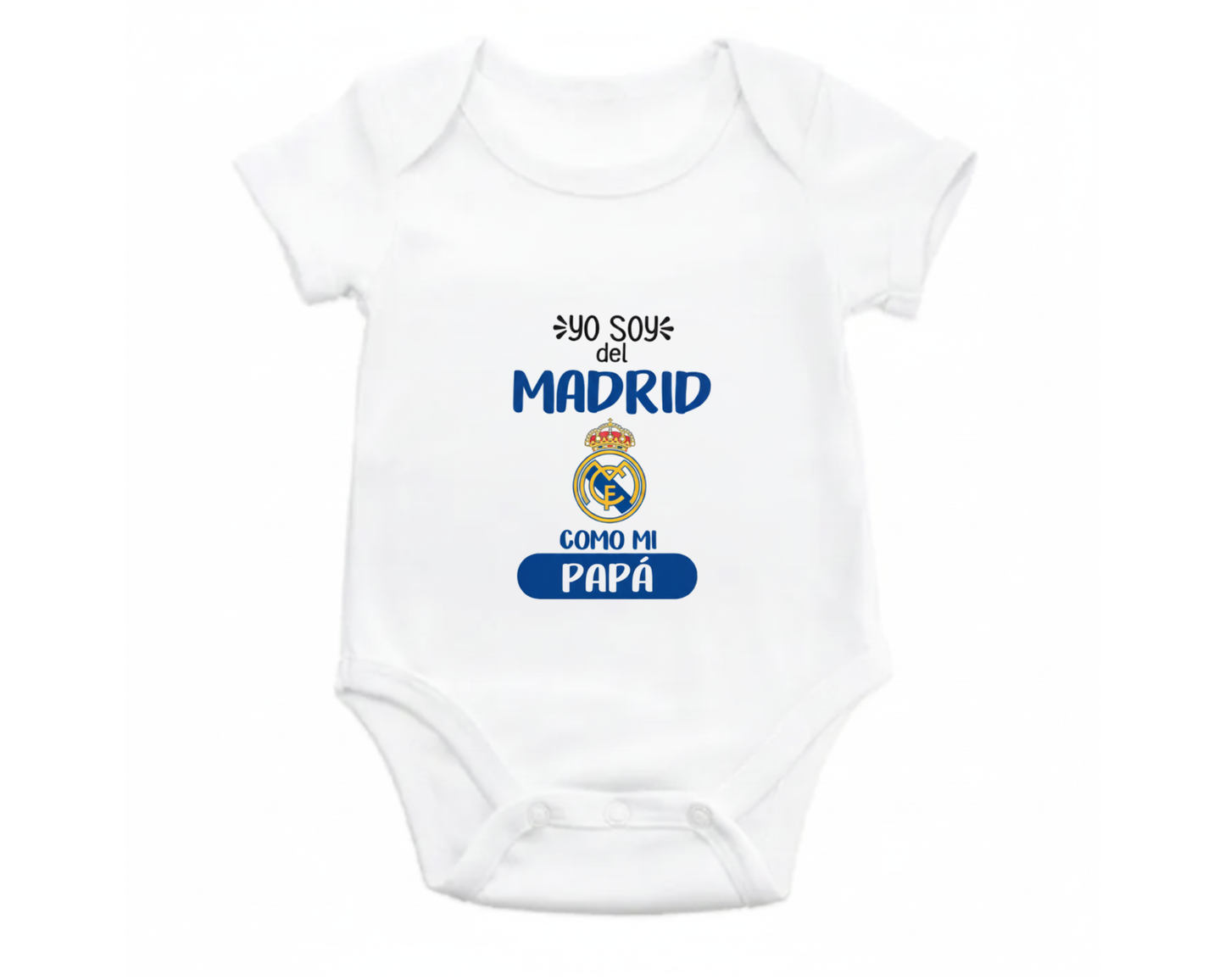 Body Bebé personalizado de Tu Equipo - Manga Corta