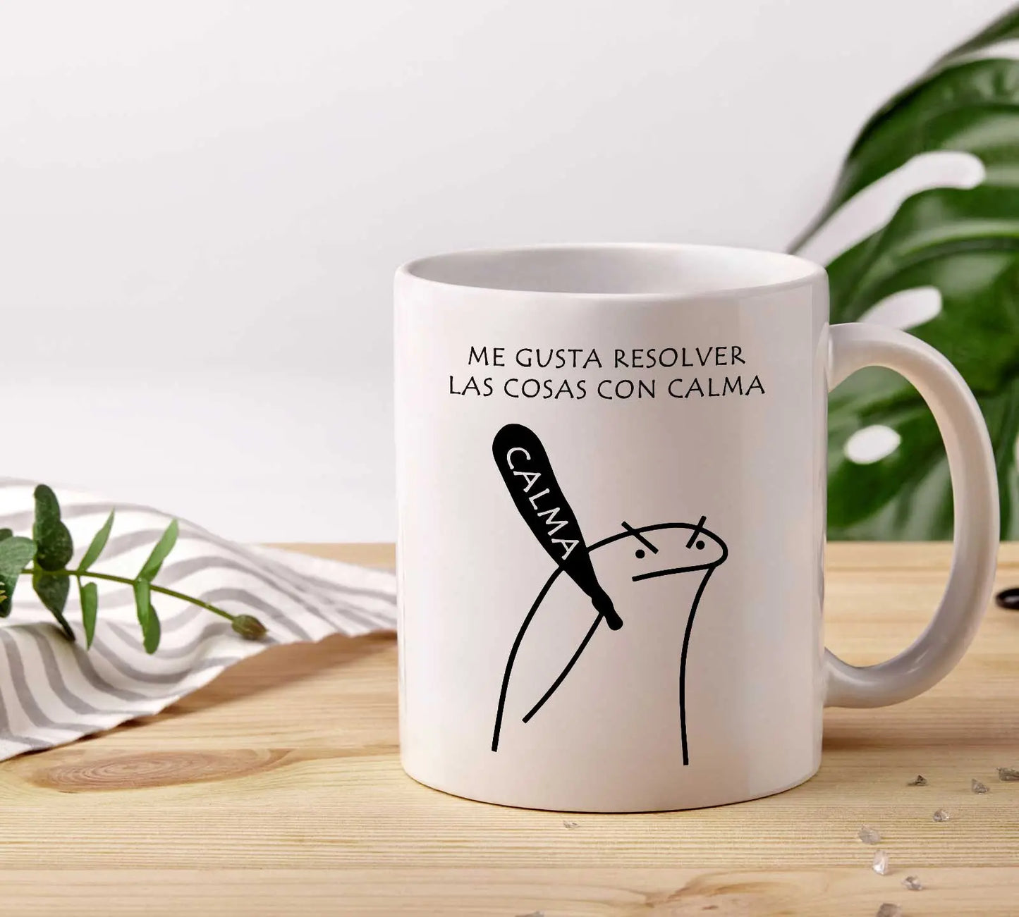 Taza de Cerámica - Diseño con Frase Graciosa y Original TAZAMAGICA