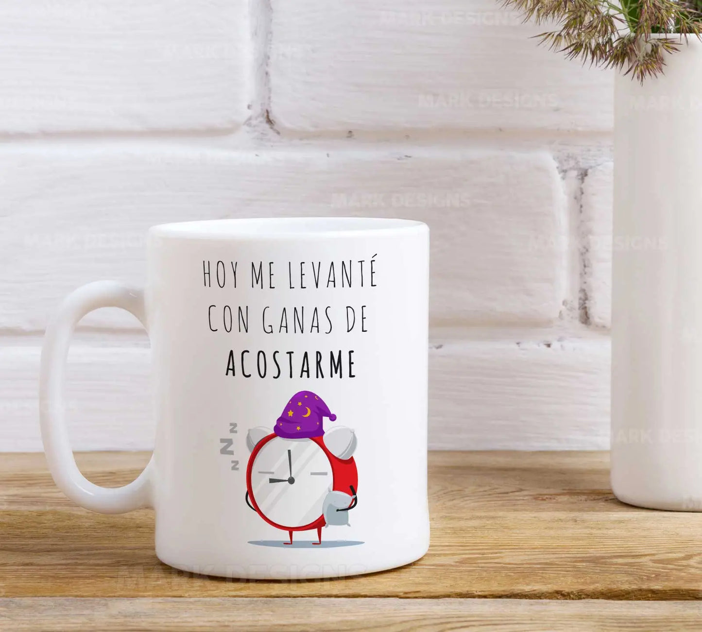 Taza de Cerámica - Diseño con Frase Graciosa y Original TAZAMAGICA