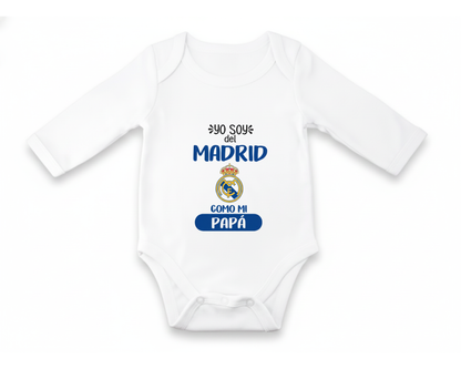 Body Bebé personalizado de Tu Equipo - Manga Larga