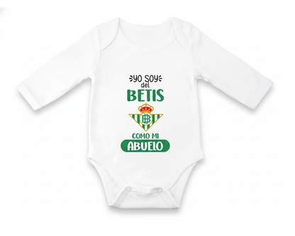 Body Bebé personalizado de Tu Equipo - Manga Larga