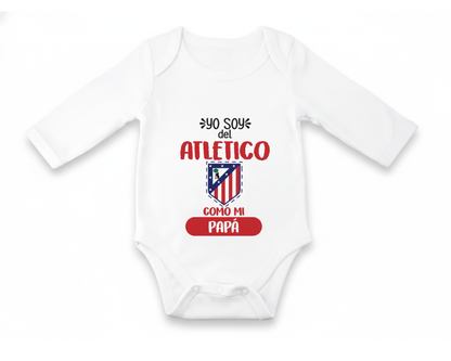 Body Bebé personalizado de Tu Equipo - Manga Larga