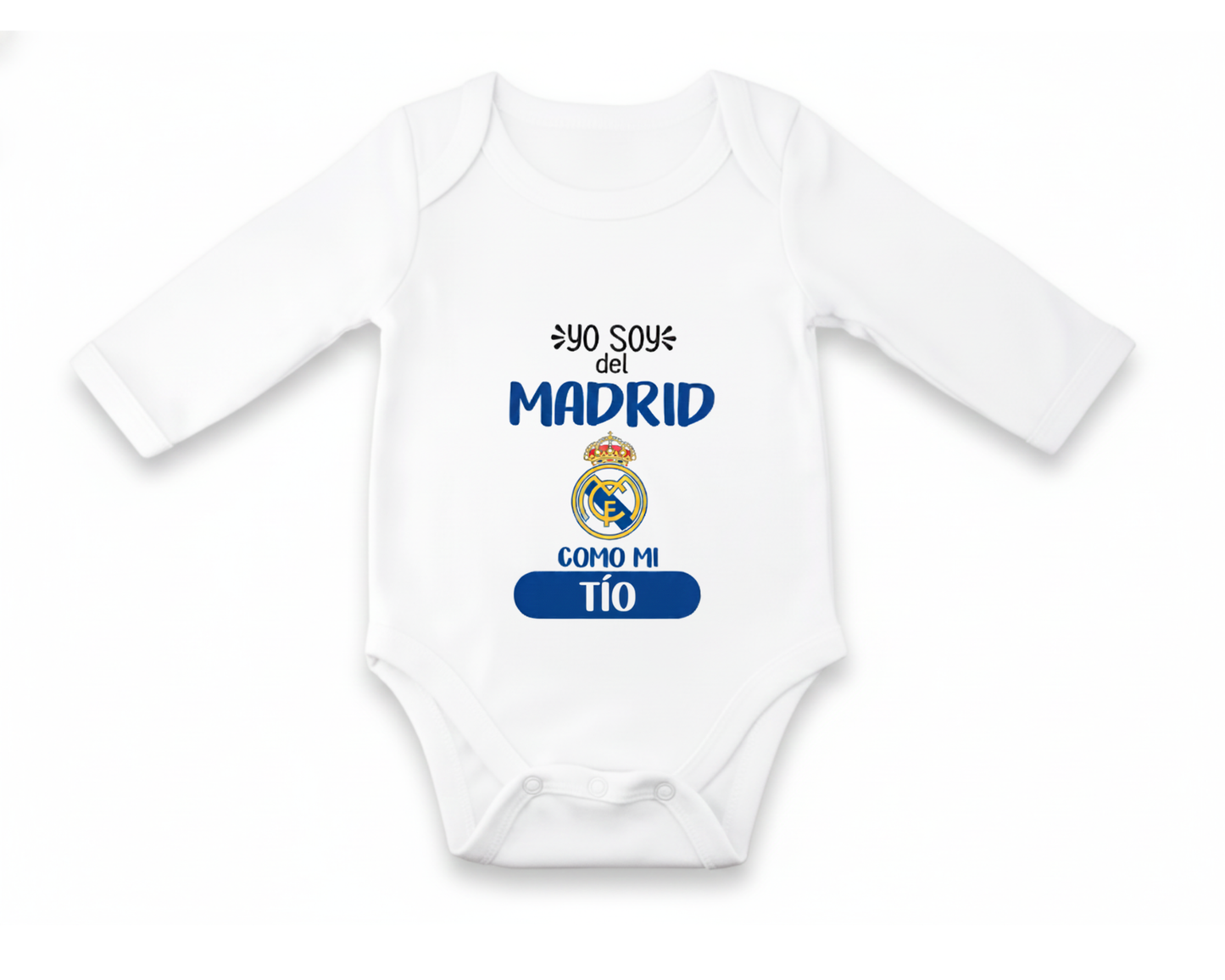 Body Bebé personalizado de Tu Equipo - Manga Larga