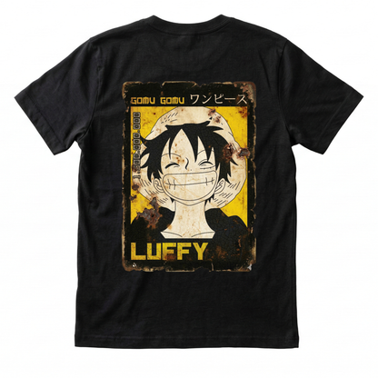 Camiseta Luffy Cartel Oxidado One Piece