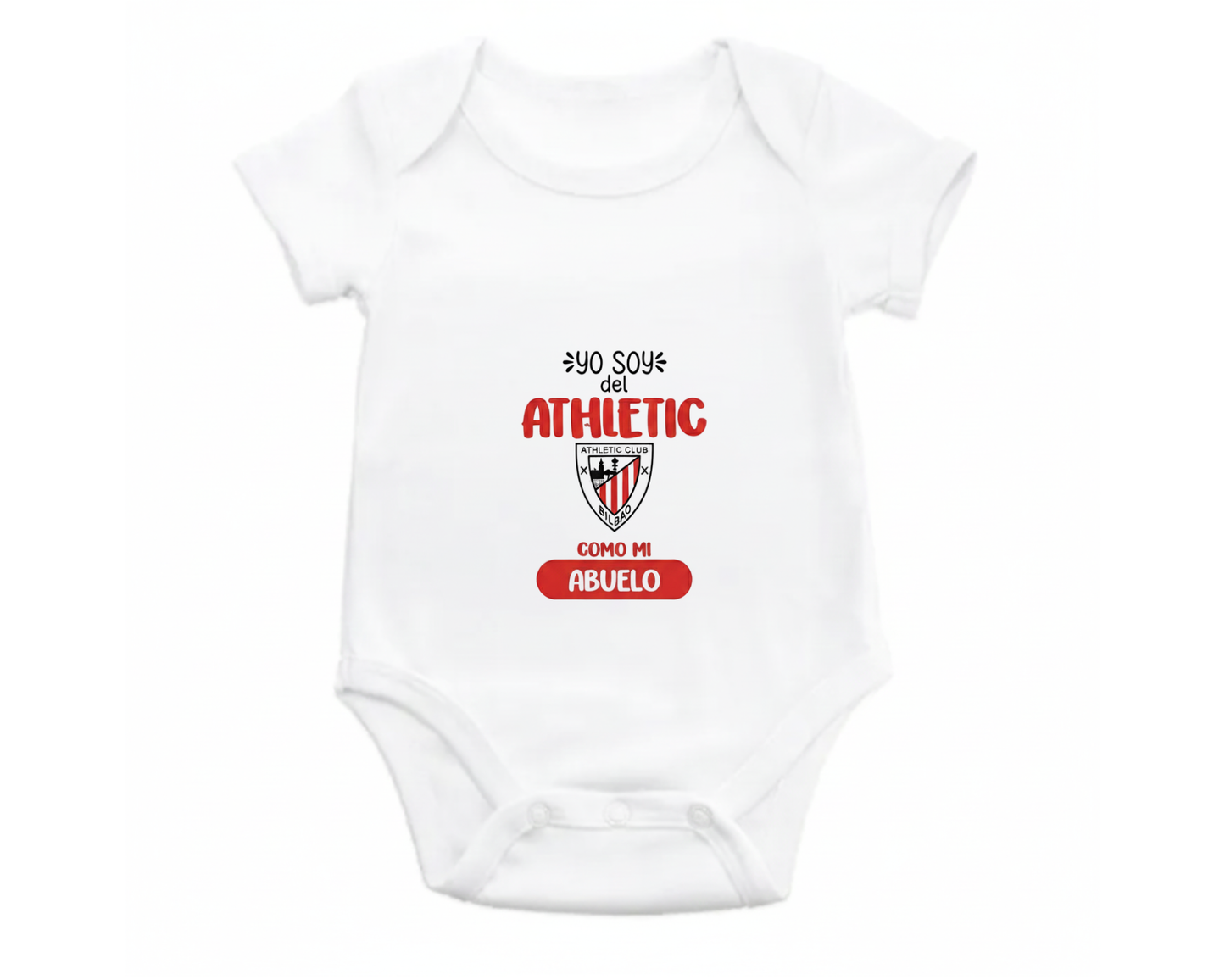 Body Bebé personalizado de Tu Equipo - Manga Corta