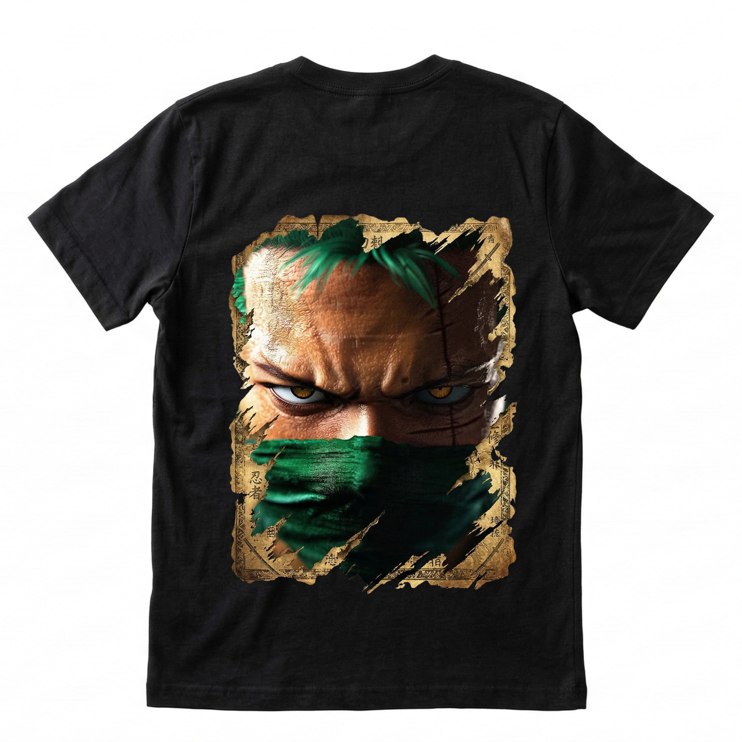Camiseta Roronoa Zoro One Piece Realismo Premium