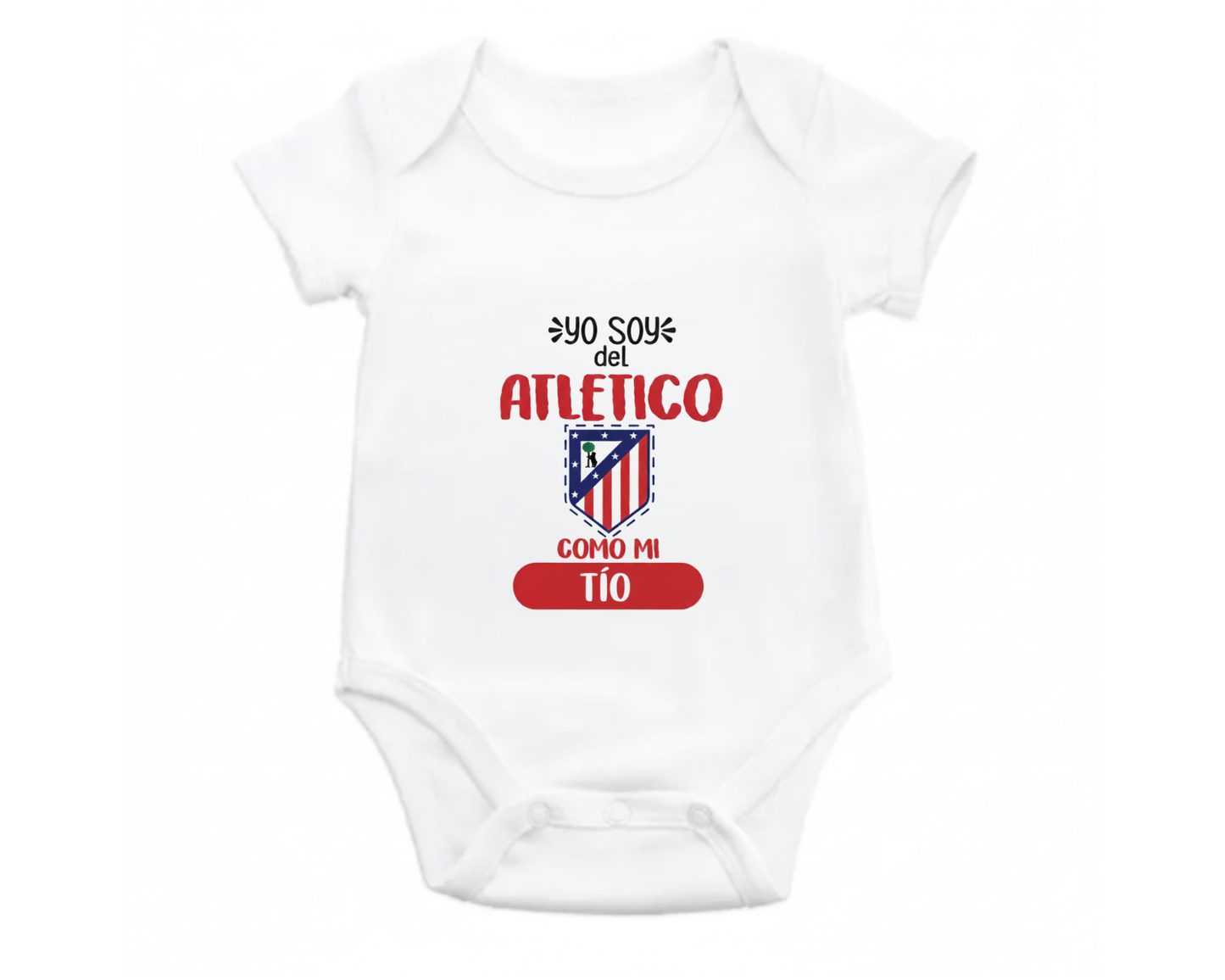 Body Bebé personalizado de Tu Equipo - Manga Corta