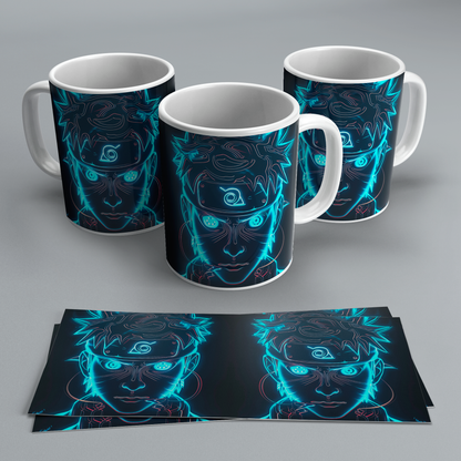 Tazas de Anime Neón de Naruto | Colección Exclusiva
