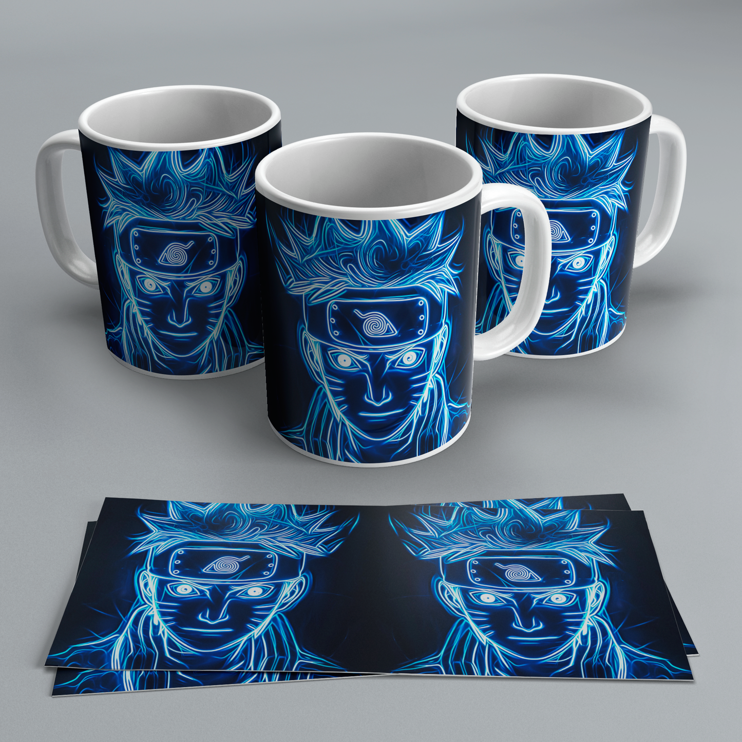 Tazas de Anime Neón de Naruto | Colección Exclusiva
