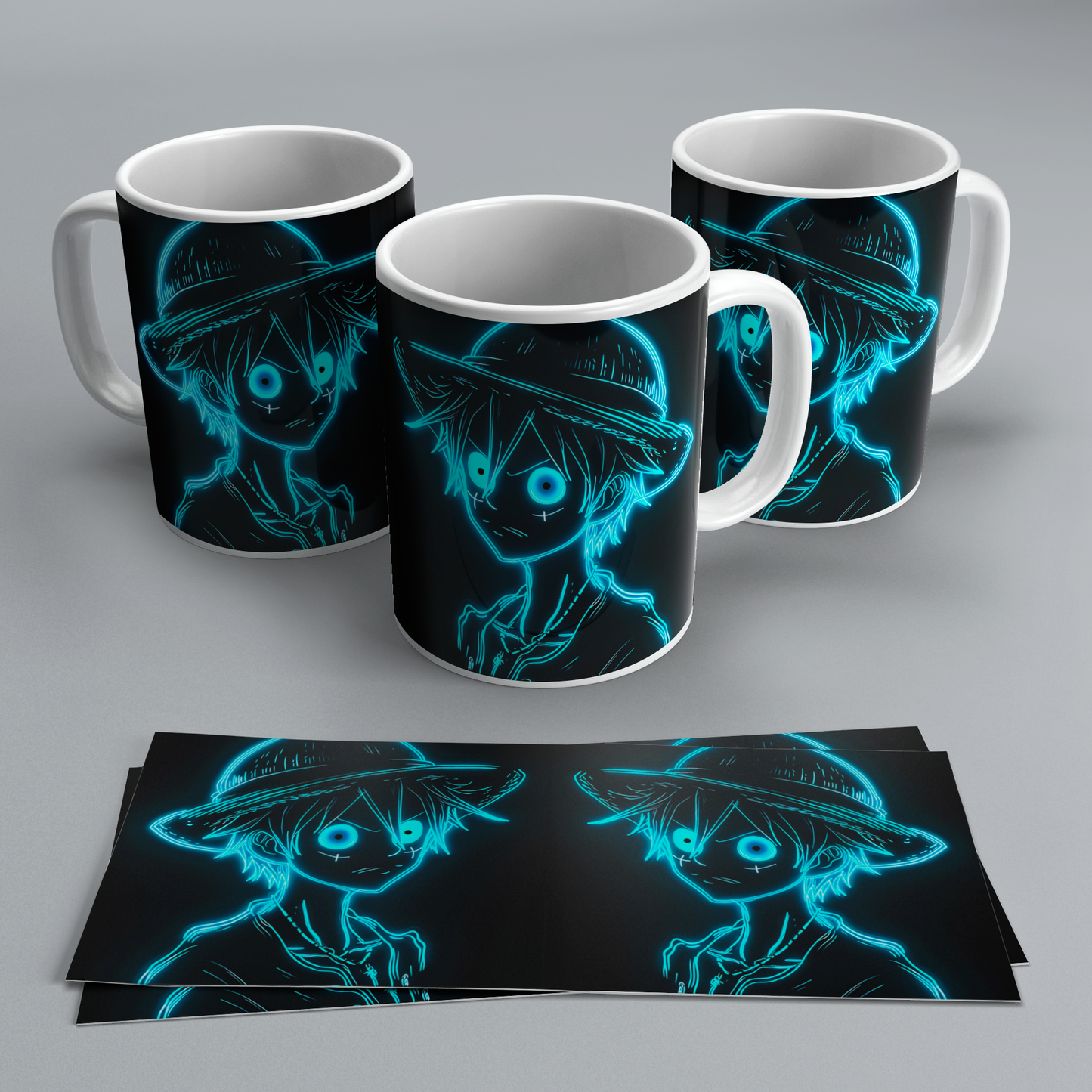 Tazas de One Piece Neón