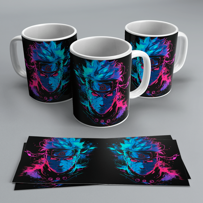 Tazas de Anime Neón de Naruto | Colección Exclusiva