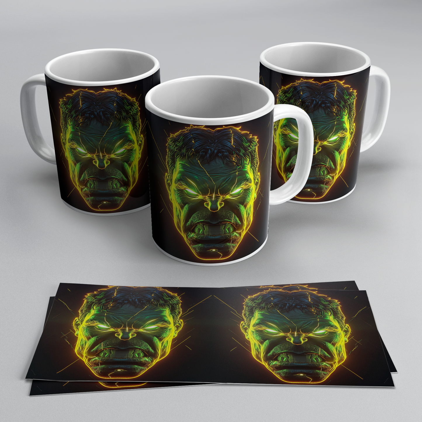 Taza Hulk Neón