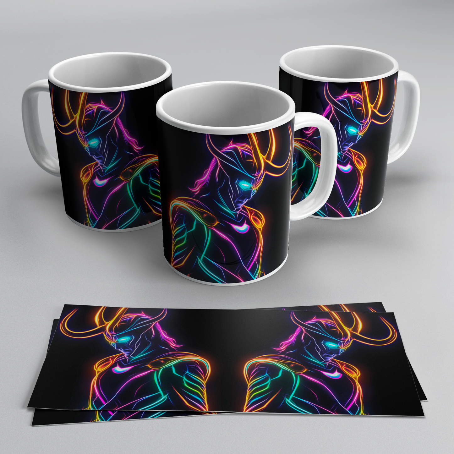 Tazas de Loki | Dios de las Mentiras Neón