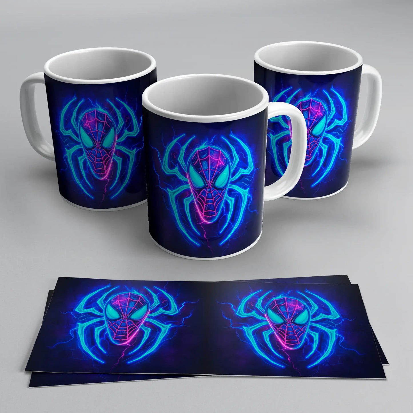 Taza Spiderman Neón TAZAMAGICA