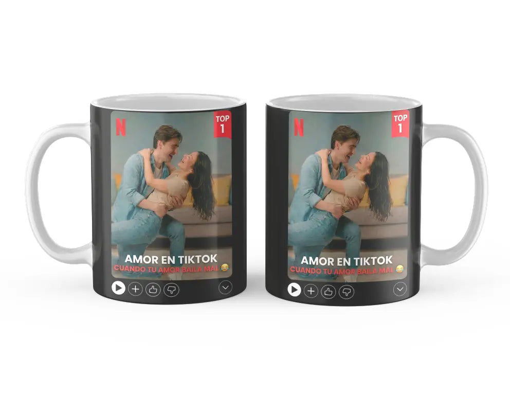 Taza Personalizada - Diseño Portada Serie Streaming "Top 1" TAZAMAGICA