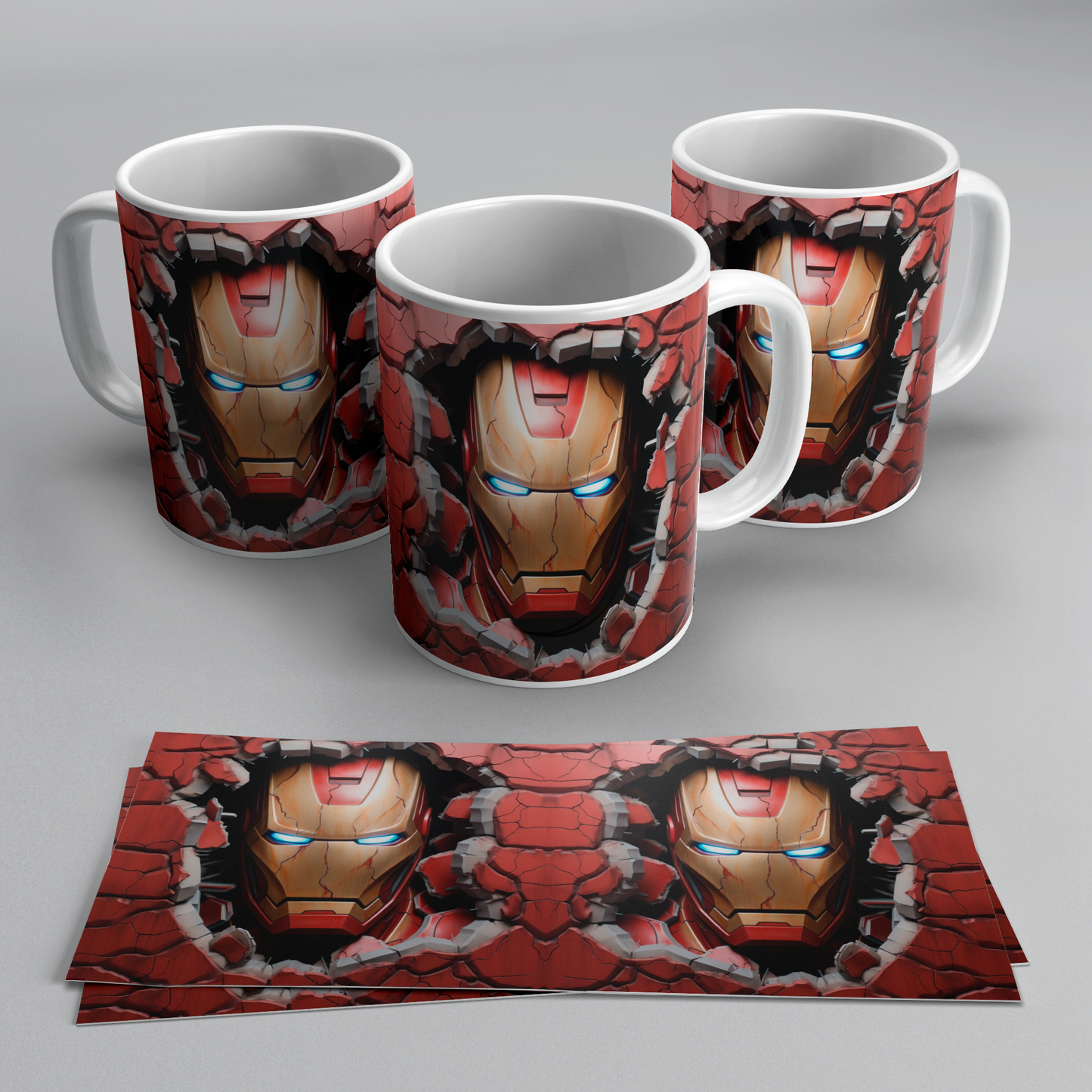 Tazas de Iron Man Neón