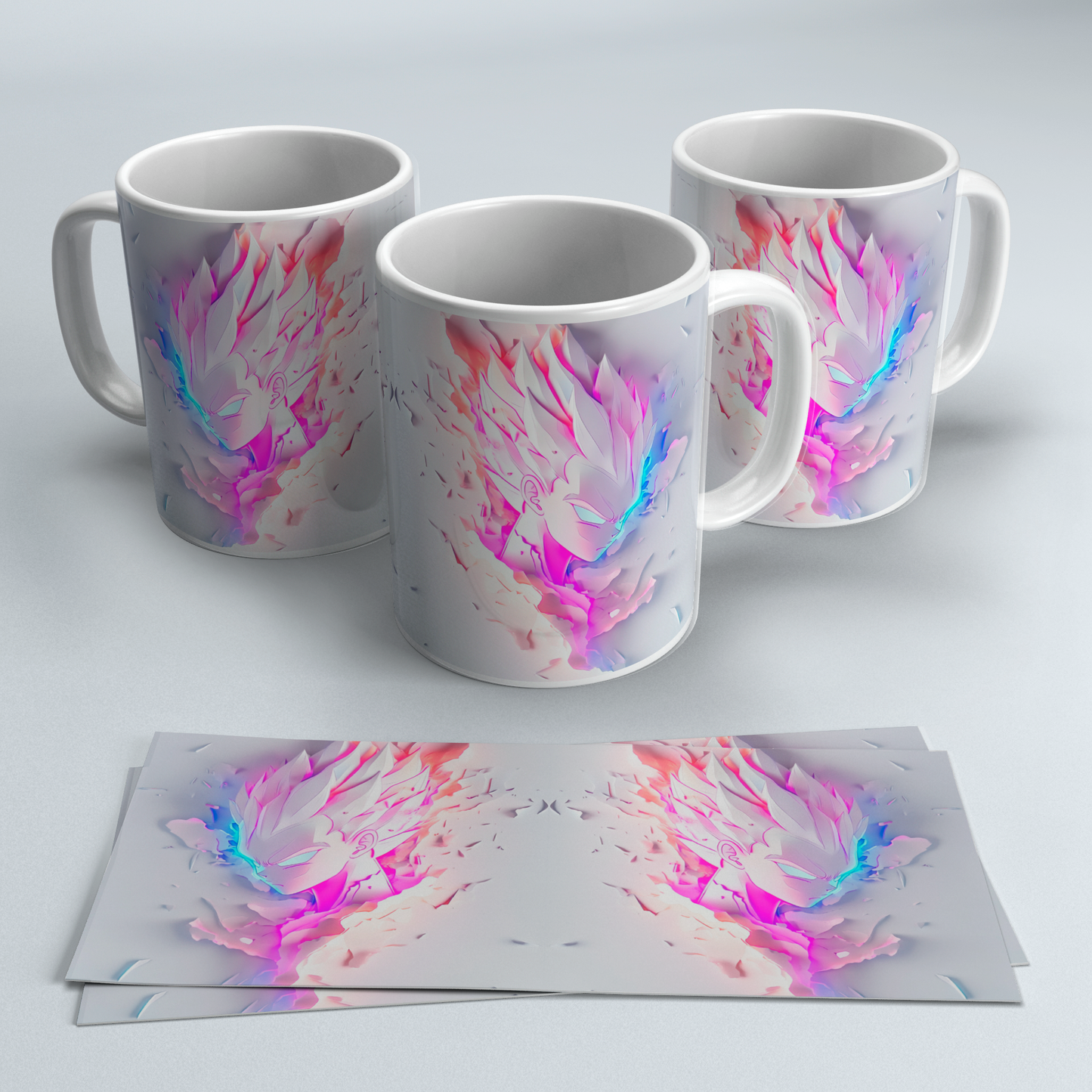 Tazas 3D de Dragon Ball Z | Goku y Vegeta