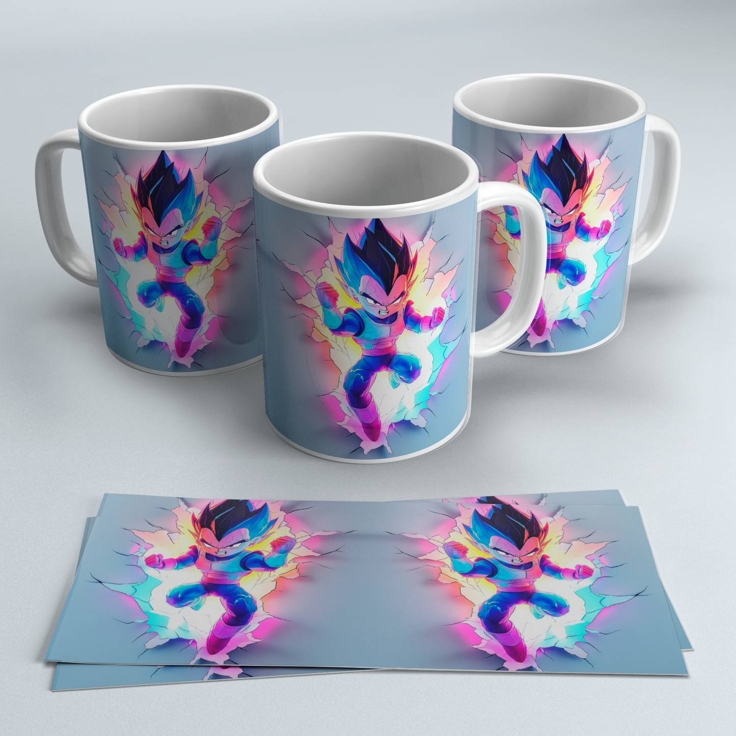 Tazas 3D de Dragon Ball Z | Goku y Vegeta