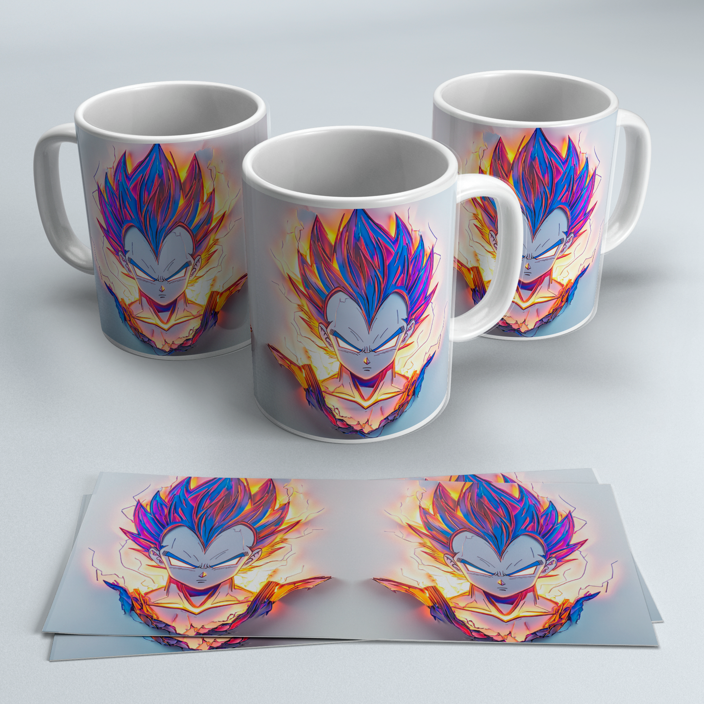 Tazas 3D de Dragon Ball Z | Goku y Vegeta