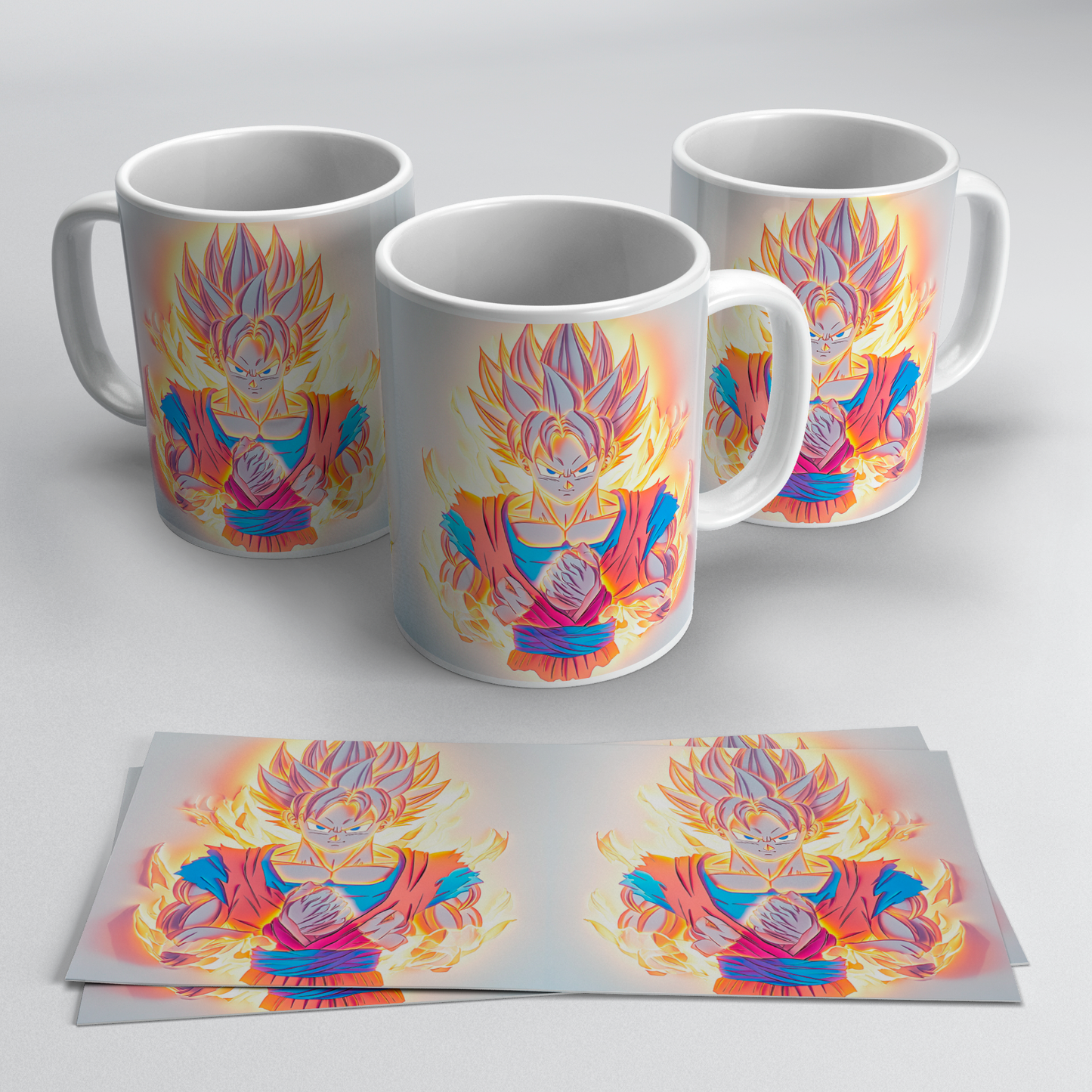 Tazas 3D de Dragon Ball Z | Goku y Vegeta