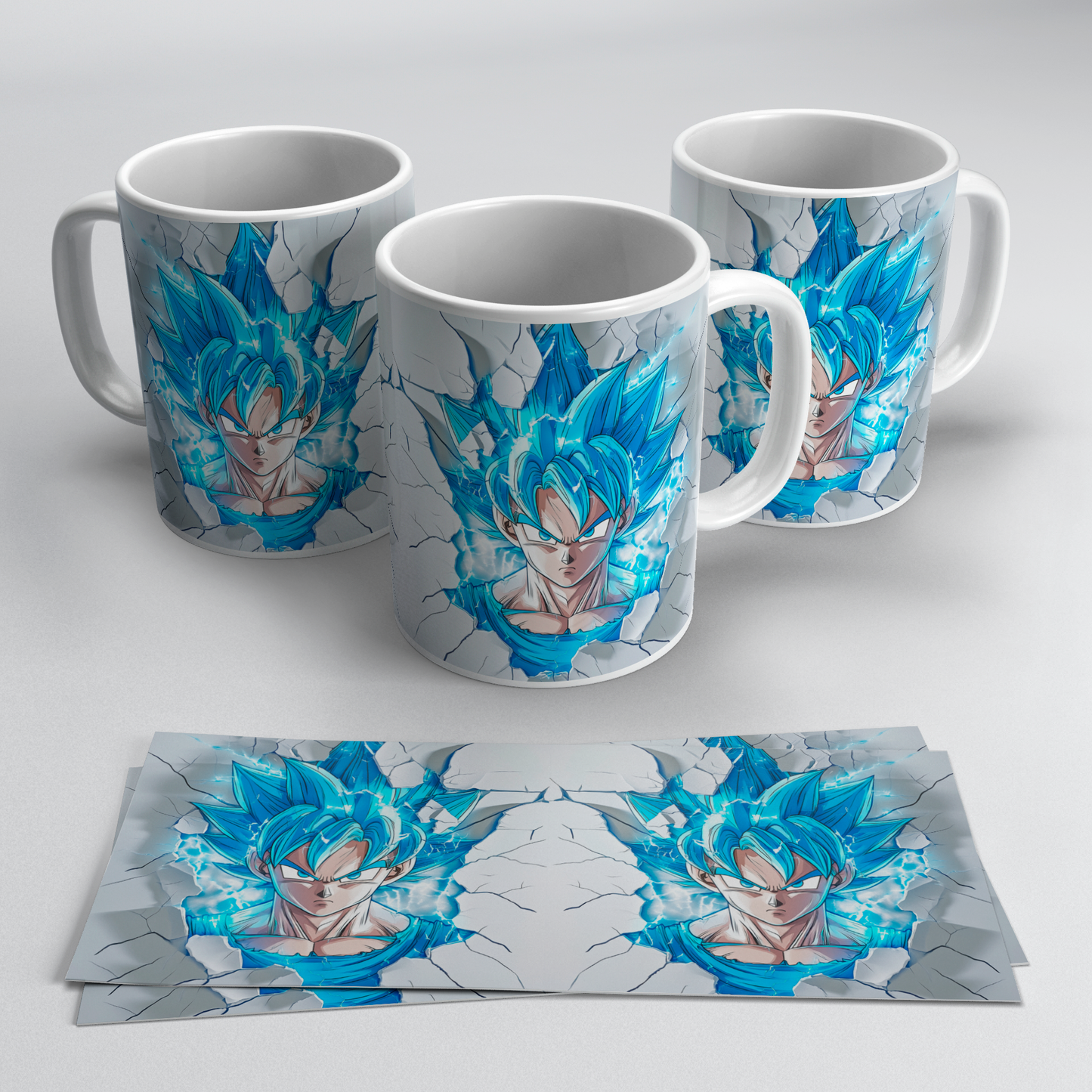 Tazas 3D de Dragon Ball Z | Goku y Vegeta