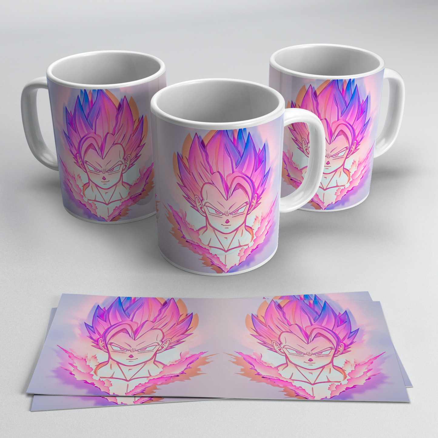 Tazas 3D de Dragon Ball Z | Goku y Vegeta