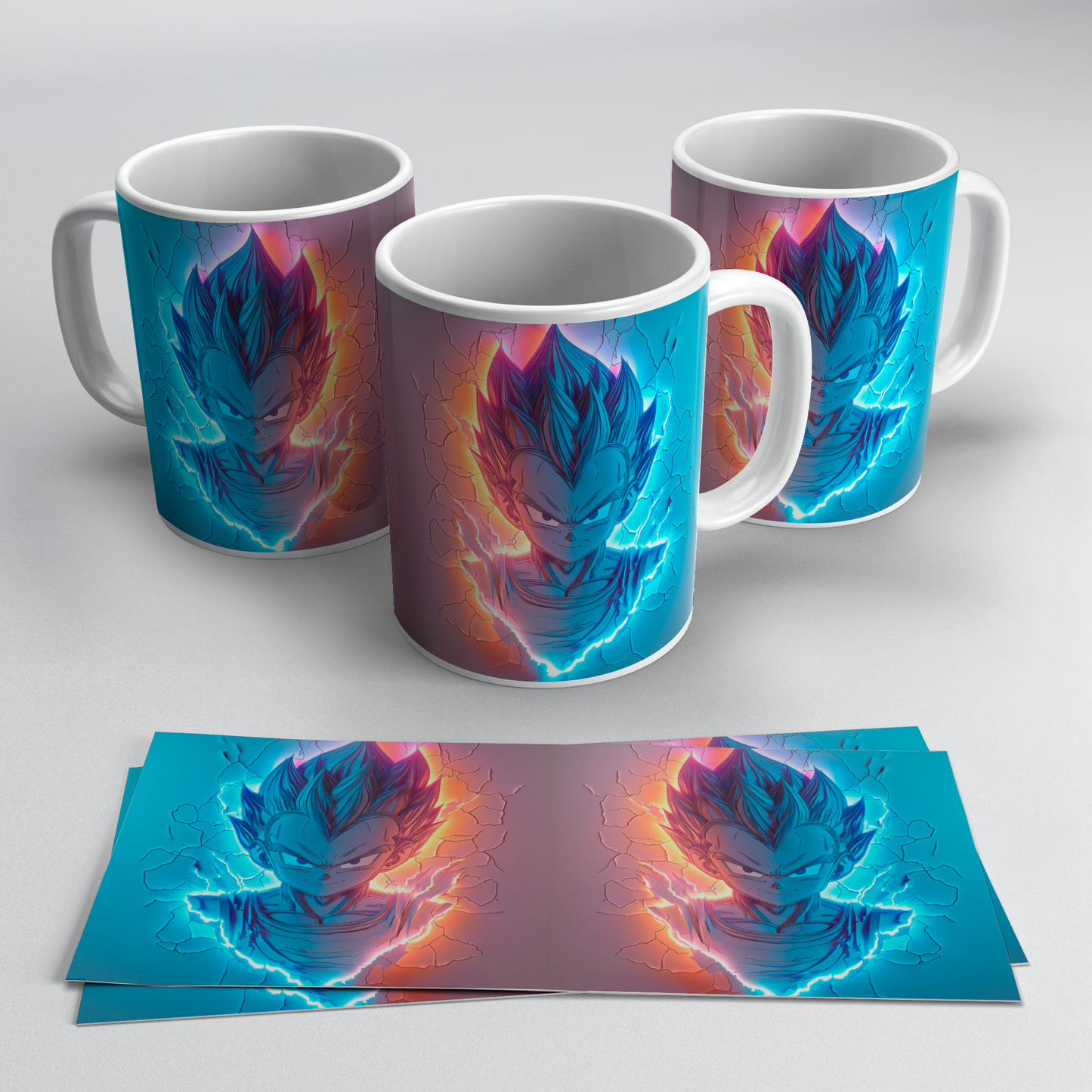 Tazas 3D de Dragon Ball Z | Goku y Vegeta