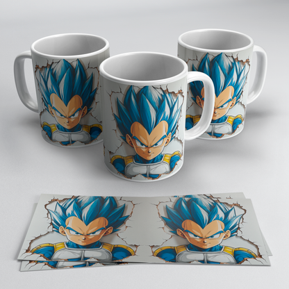 Tazas 3D de Dragon Ball Z | Goku y Vegeta