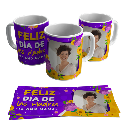 Te Amo Mamá – Flores Moradas
