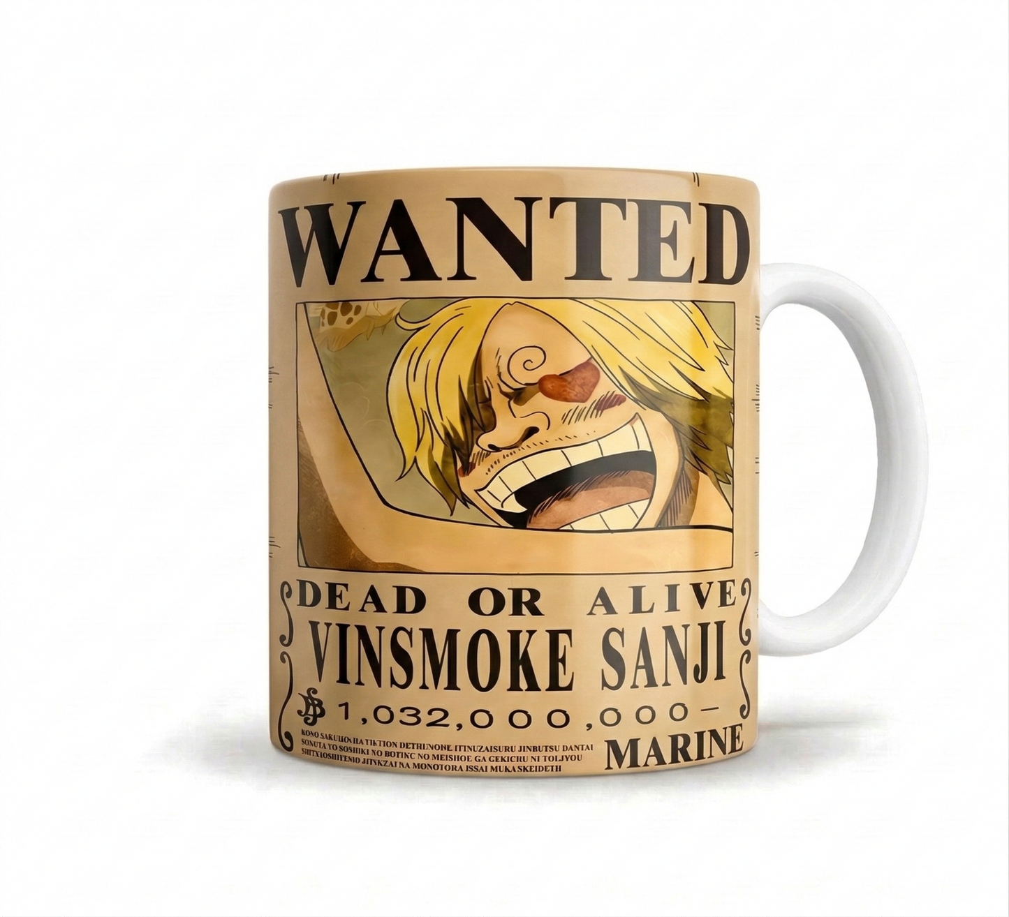 Taza Wanted Sanji One Piece