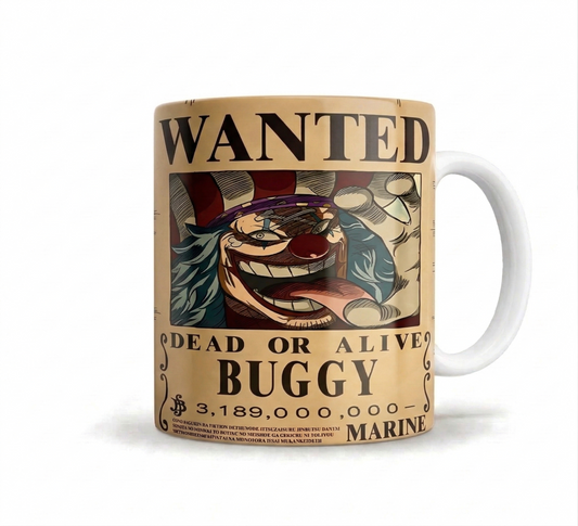 Taza Wanted Buggy One Piece