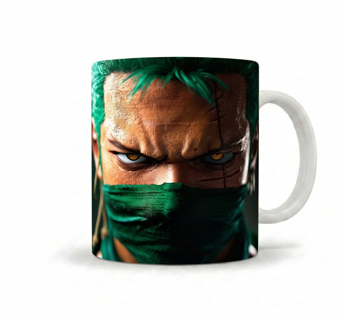 Taza Roronoa Zoro Diseño Realista One Piece