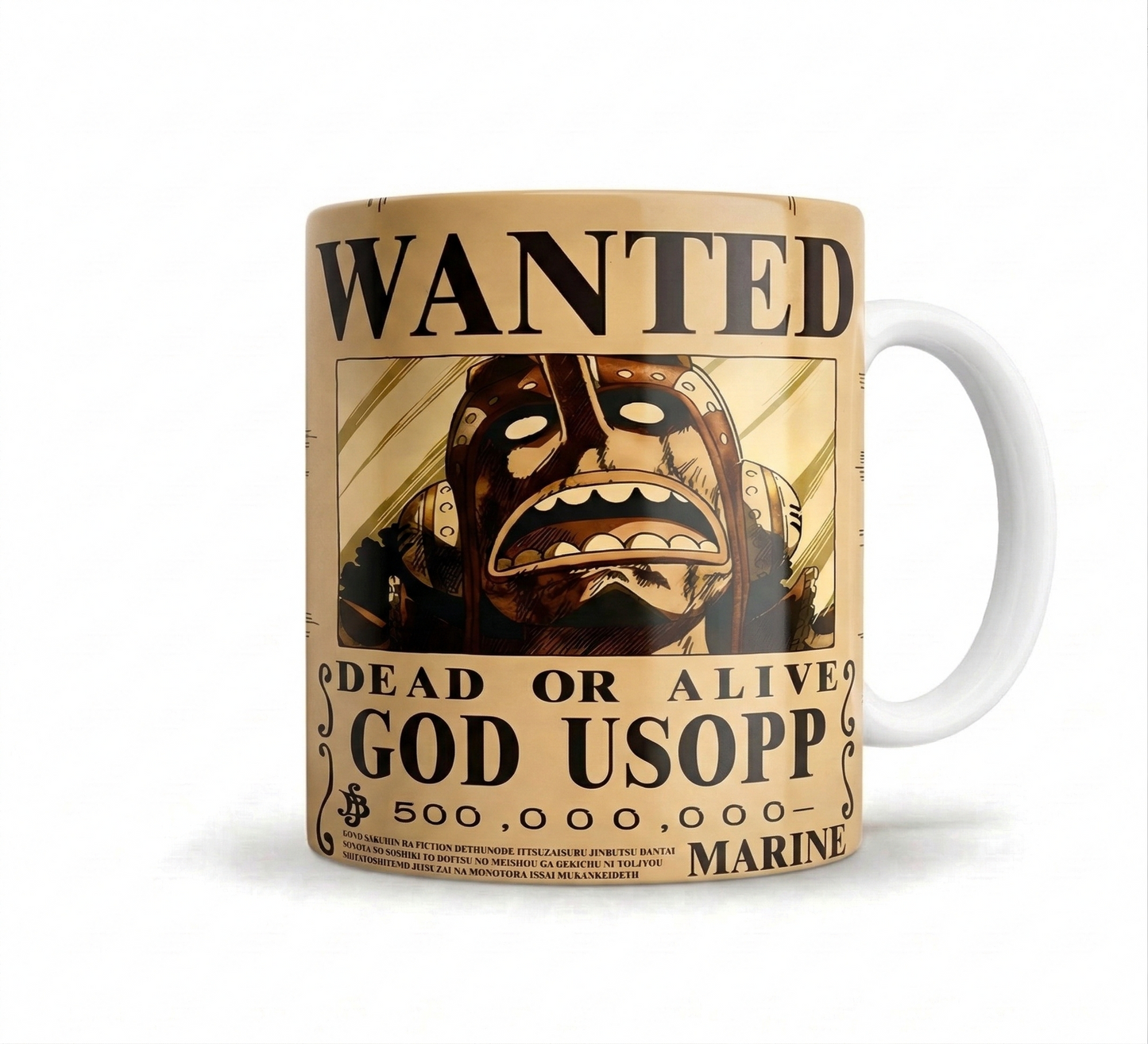 Taza God Usopp Wanted One Piece